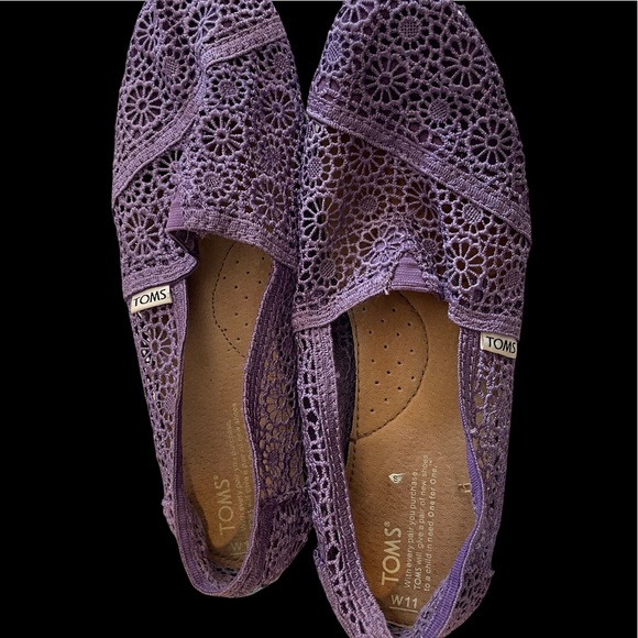 TOMS Purple Lace 11W - Picture 1 of 5